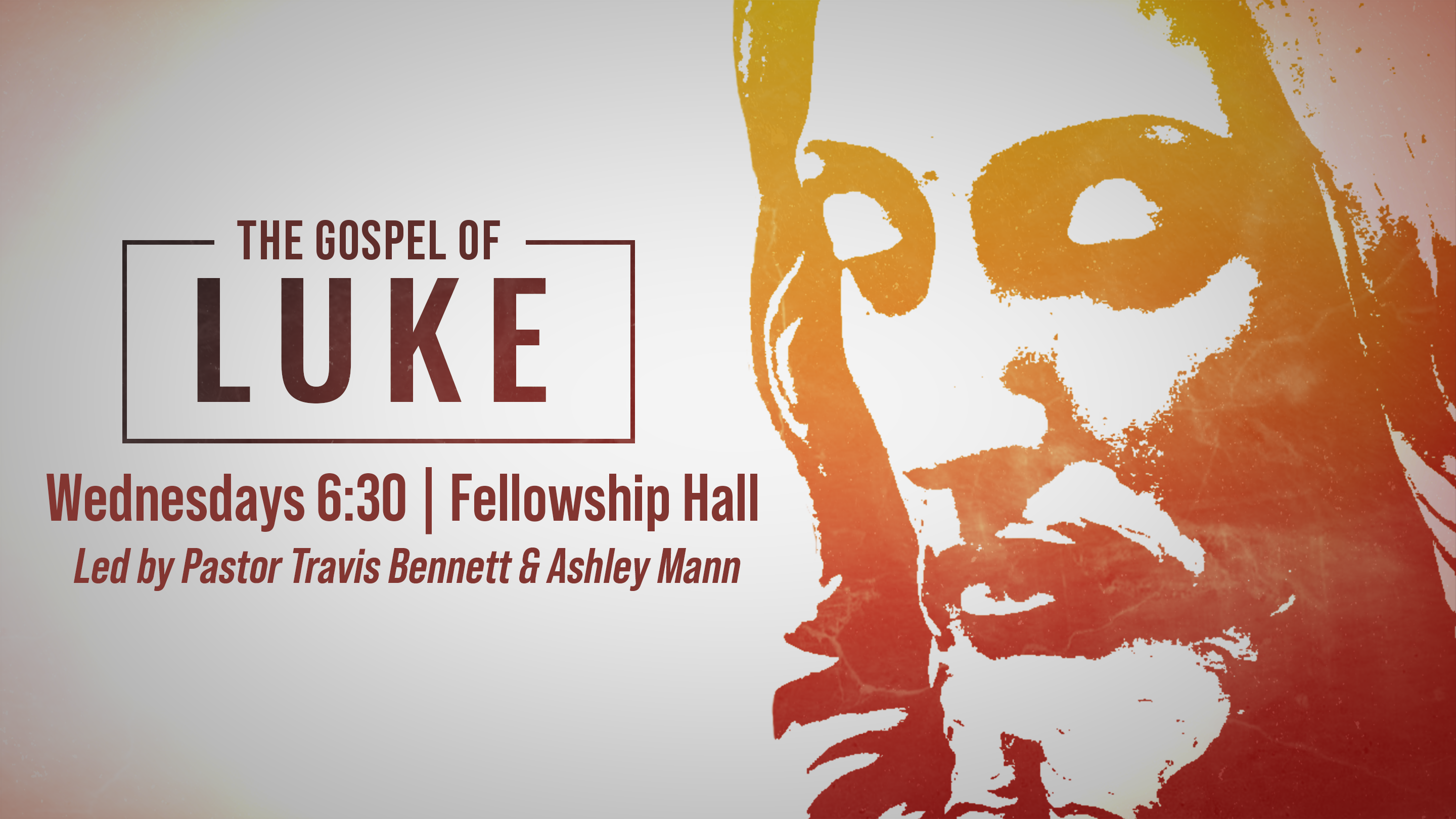 The Gospel of Luke Bible study graphic